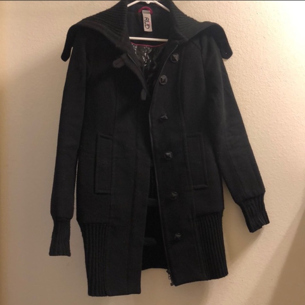 RUD by Rudsak black peacoat